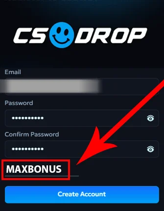 CSDROP promo code MAXBONUS - CS2 case opening bonus
